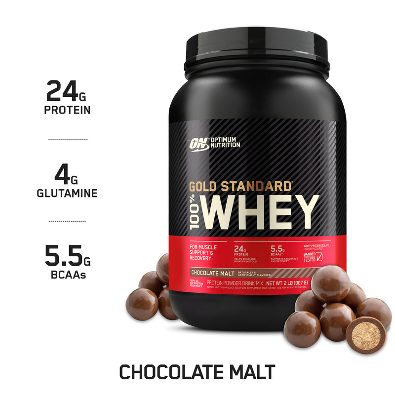 Load image into Gallery viewer, Optimum Nutrition Gold Standard 100% Whey Protein - 909g
