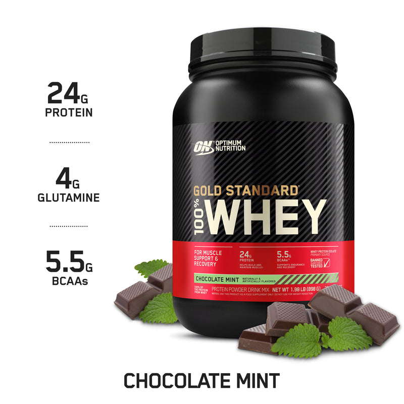 Load image into Gallery viewer, Optimum Nutrition Gold Standard 100% Whey Protein - 909g
