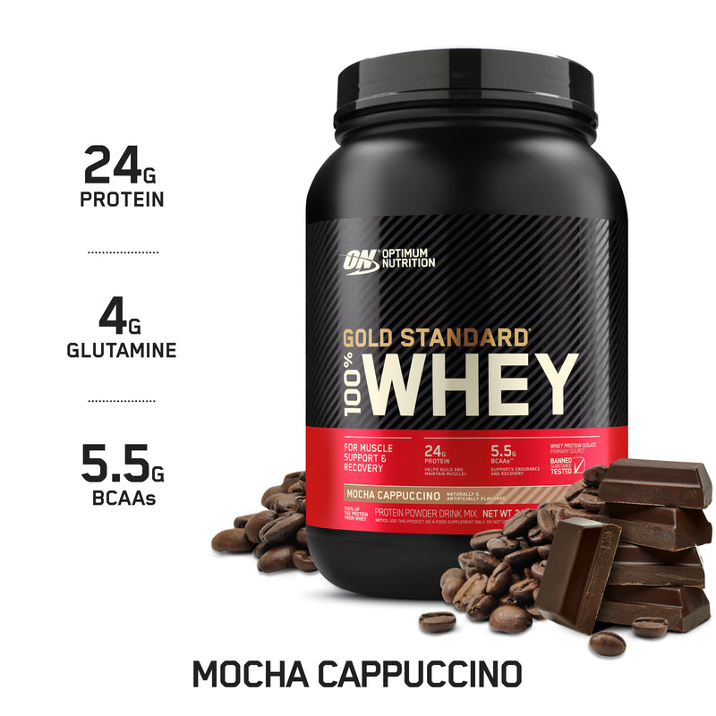 Load image into Gallery viewer, Optimum Nutrition Gold Standard 100% Whey Protein - 909g
