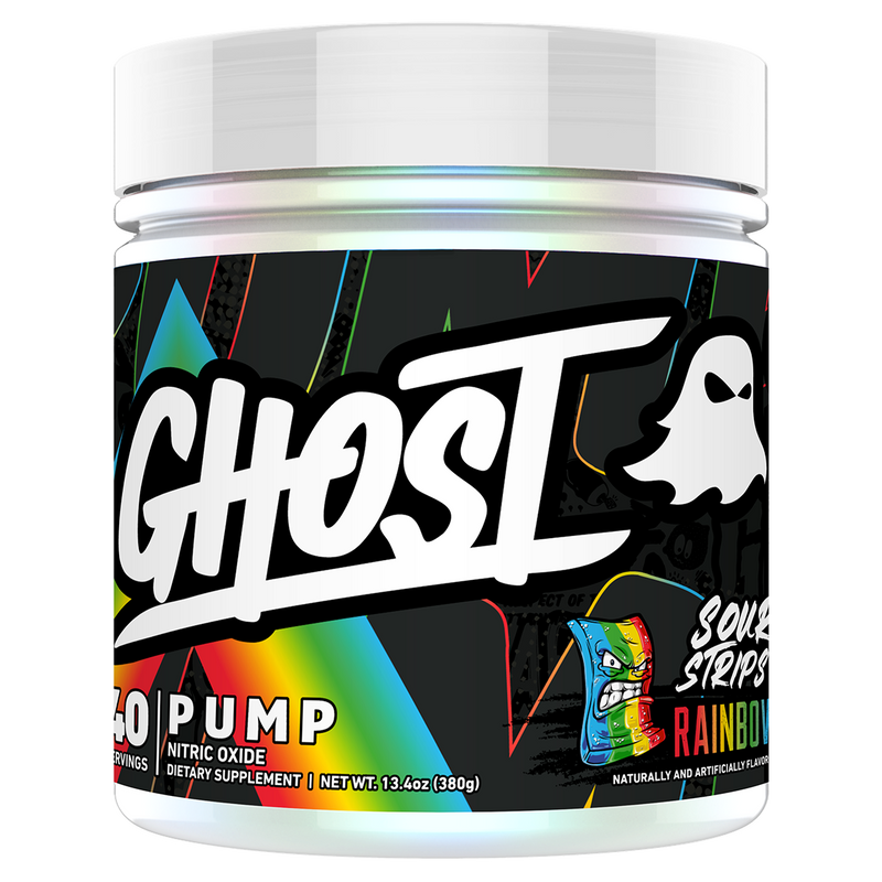 Load image into Gallery viewer, Ghost supplement container with colorful label on a white background
