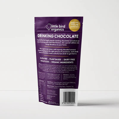 Load image into Gallery viewer, Decadent Chocolate Chunk Drinking Chocolate by Little Bird Organics | 200g
