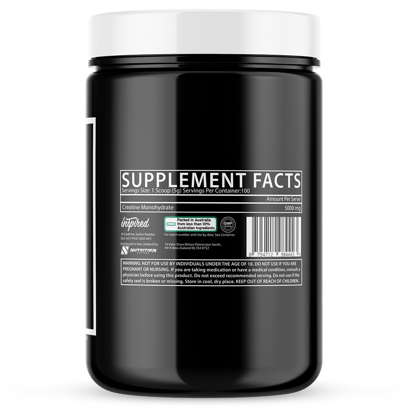 Load image into Gallery viewer, INSPIRED Creatine 500g | 100 Serves
