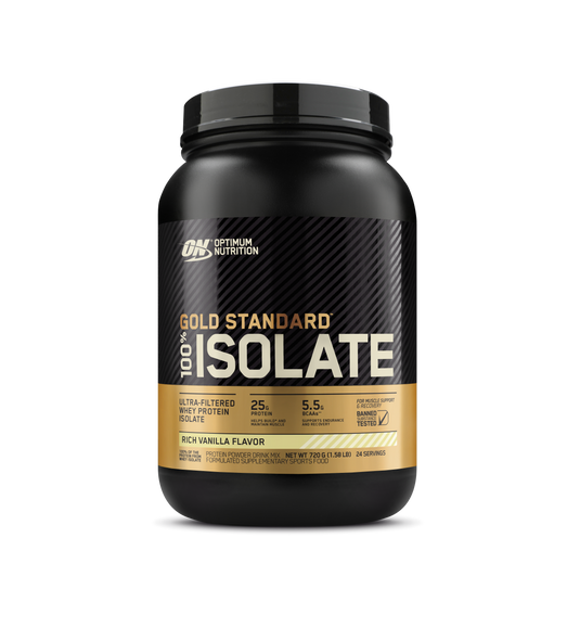 OPTIMUM NUTRITION Gold Standard 100% Isolate Protein - 24 Serves