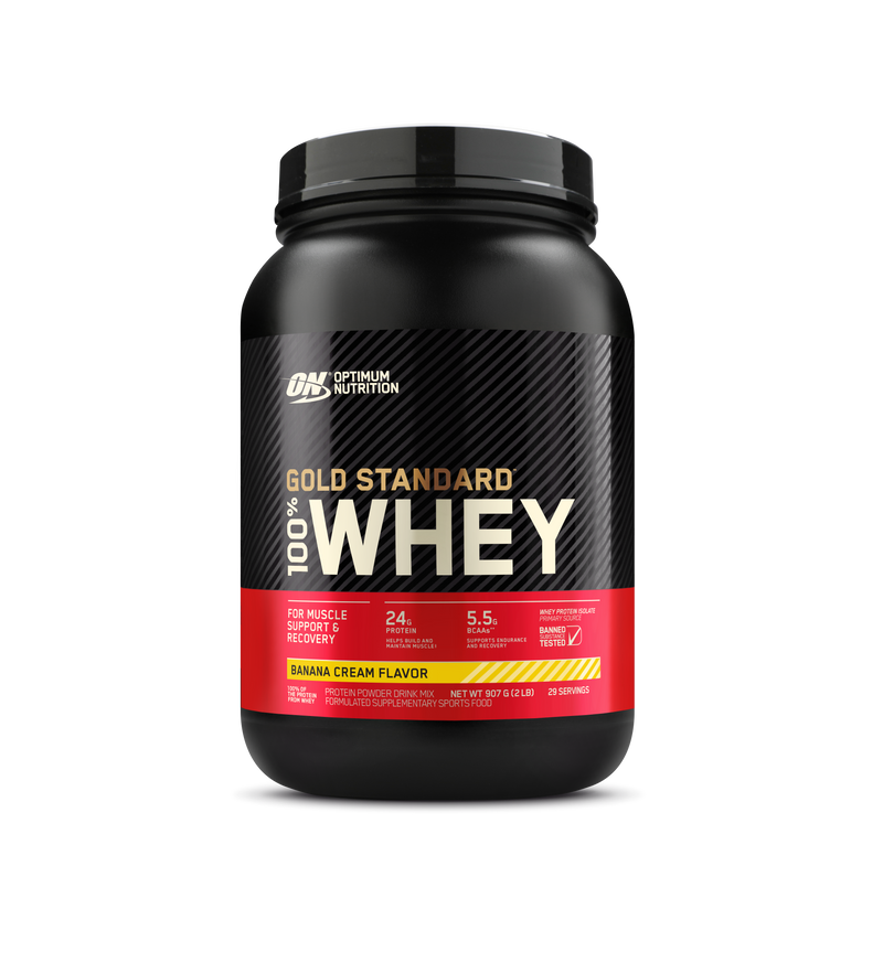 Load image into Gallery viewer, Optimum Nutrition Gold Standard 100% Whey Protein - 909g
