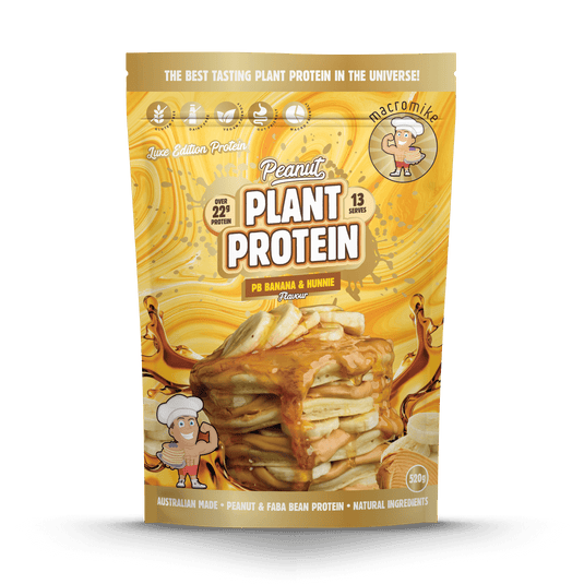 Macro Mike Luxe Peanut Plant Protein - Roasted Peanut & Faba Bean | 22g Protein | 520g