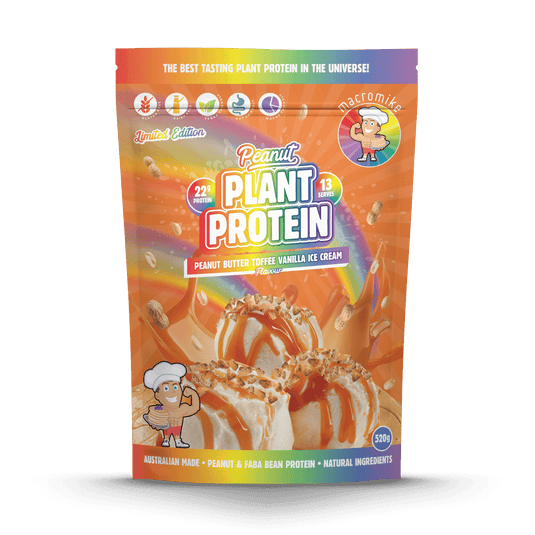 Macro Mike Luxe Peanut Plant Protein - Roasted Peanut & Faba Bean | 22g Protein | 520g