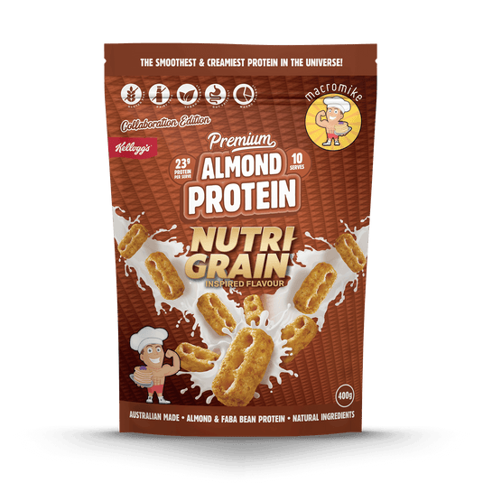 Macro Mike x Kellogg's Premium Almond Plant Protein - Coco Pops, Nutri-Grain & Froot Loops
