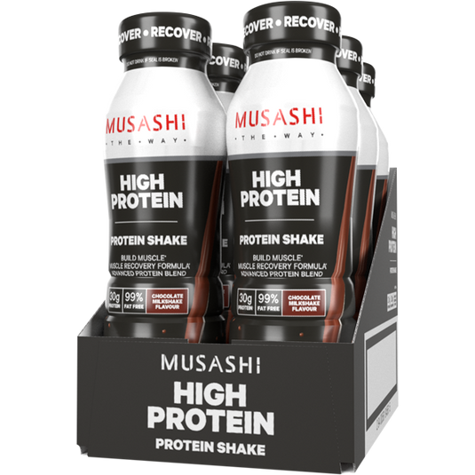 MUSASHI High Protein Shake 375ml - Box of 6