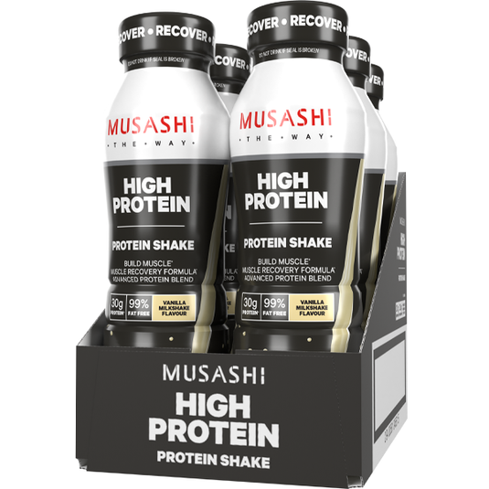 MUSASHI High Protein Shake 375ml - Box of 6