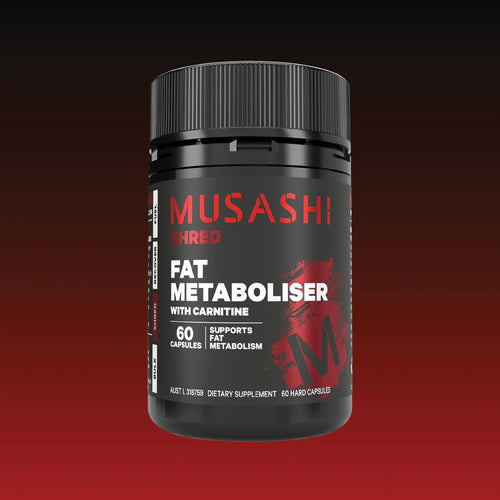 MUSASHI Fat Metaboliser with Carnitine - 60 Capsules