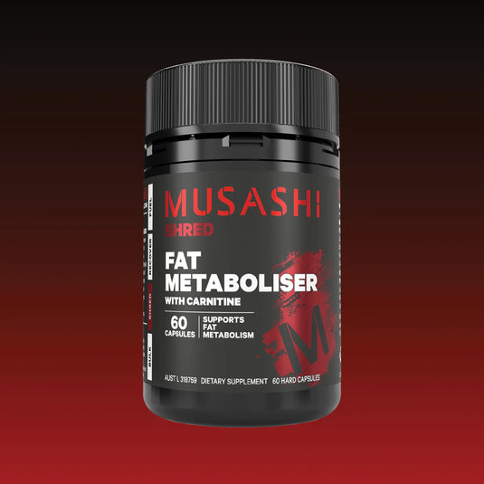 MUSASHI Fat Metaboliser with Carnitine - 60 Capsules
