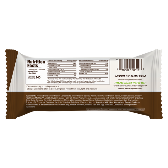 Musclepharm Combat Sports Bar | 12 x 63g (5 Flavours)
