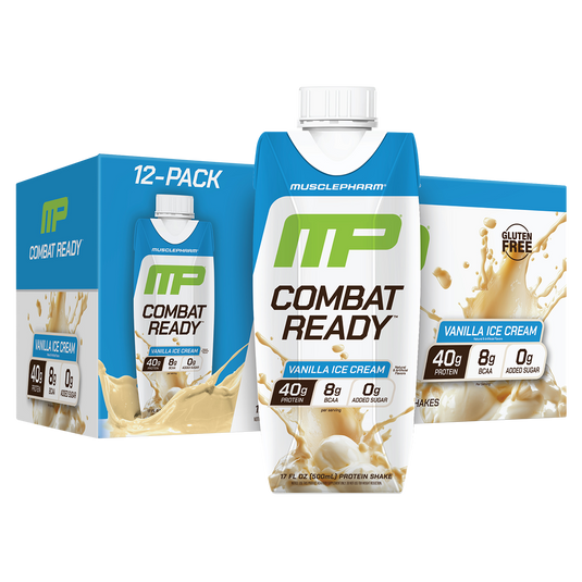 MusclePharm Combat Ready RTD Protein Shake | 12 x 500ml