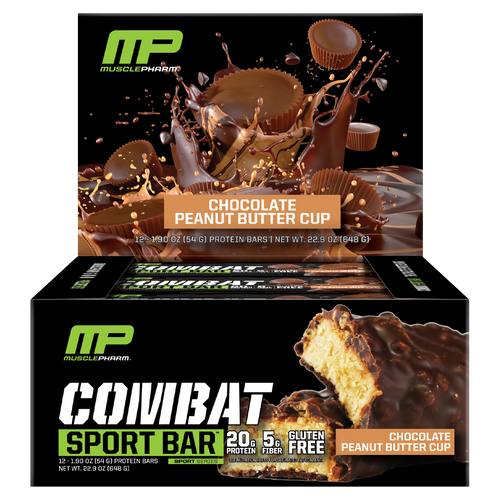 Musclepharm Combat Sports Bar | 12 x 63g