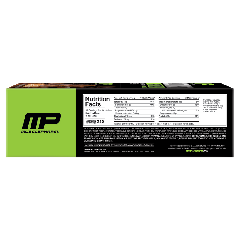 Load image into Gallery viewer, Musclepharm Combat Sports Bar | 12 x 63g
