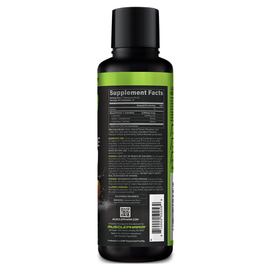 MusclePharm L-Carnitine 3000 Liquid | 32 Serves