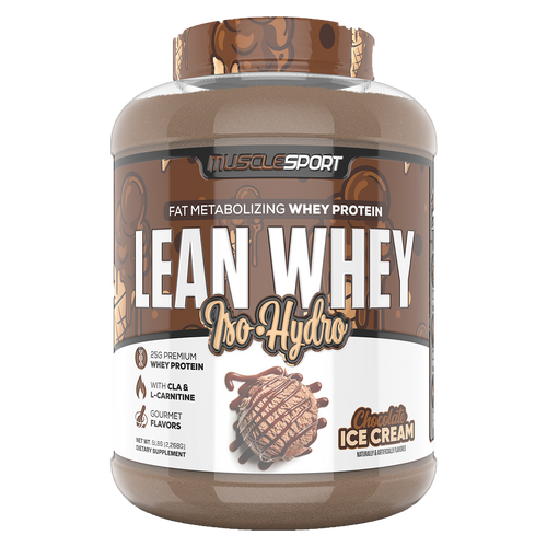 MuscleSport Lean Whey ISO Hydro | 5lb 65 Serves