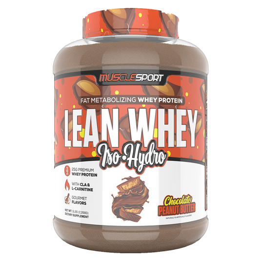 MuscleSport Lean Whey ISO Hydro | 5lb 65 Serves