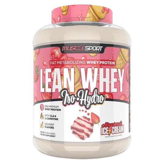 MuscleSport Lean Whey ISO Hydro | 5lb 65 Serves