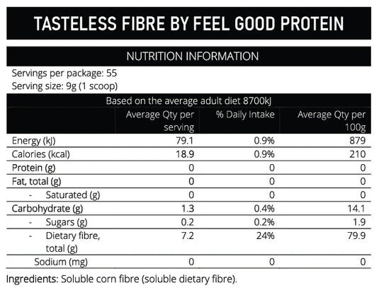 Feel Good Tasteless Fibre | 500g