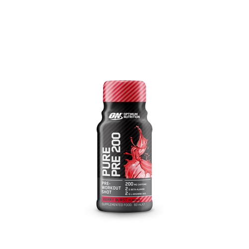 OPTIMUM NUTRITION Pure Pre 200 Pre-Workout Shot - 60ml x 12