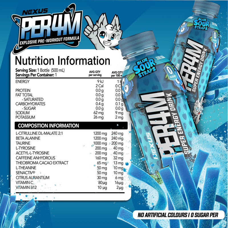 Load image into Gallery viewer, Nexus Sports Nutrition PER4M RTD | 12 x 500ml
