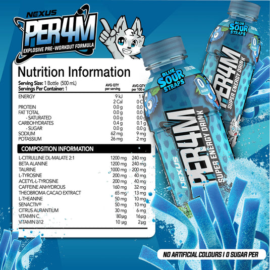 Nexus Sports Nutrition PER4M RTD | 12 x 500ml
