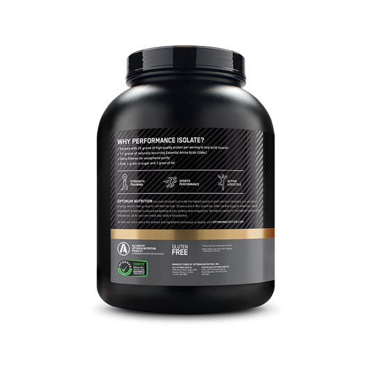 OPTIMUM NUTRITION Performance Isolate Protein - 2.28kg