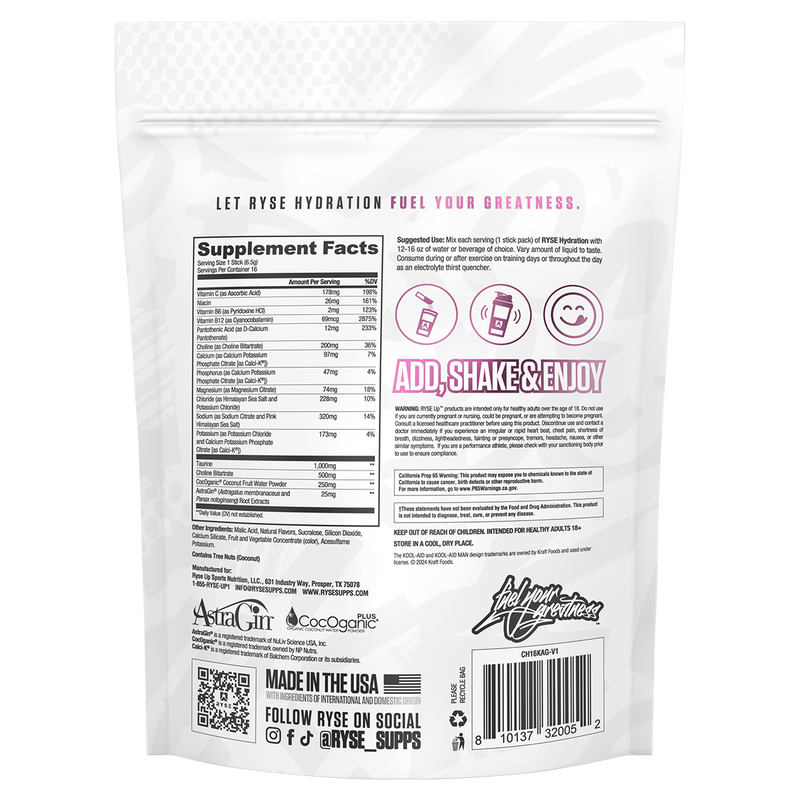 Load image into Gallery viewer, RYSE Hydration Electrolyte Drink Mix | 16 Serves
