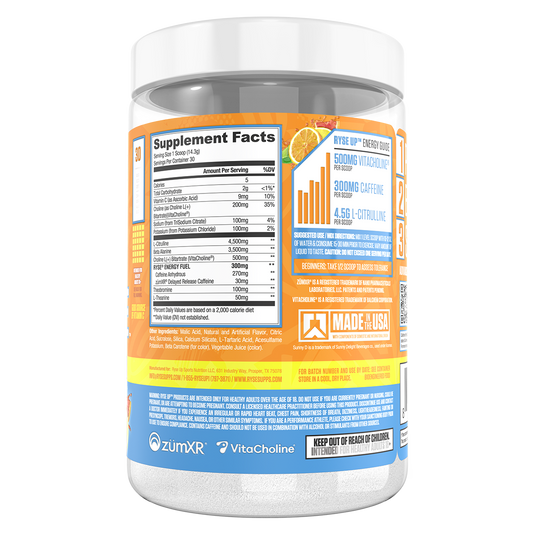 RYSE Loaded Pre Workout | 30 Serves | +18 Years