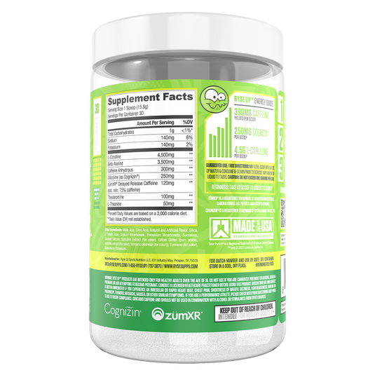 RYSE Loaded Pre Workout | 30 Serves | +18 Years