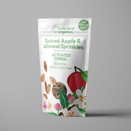 Activated Spiced Apple & Almond Sprinkles Cereal by Little Bird Organics | 500g