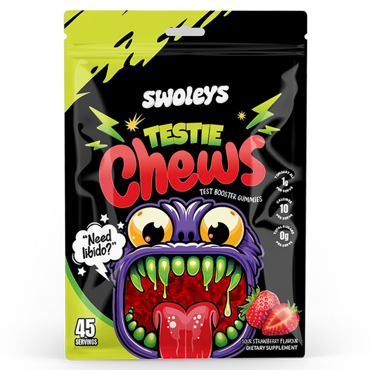 Swoleys Testie Chews – 1000mg Testosterone, Energy & Vitality Support