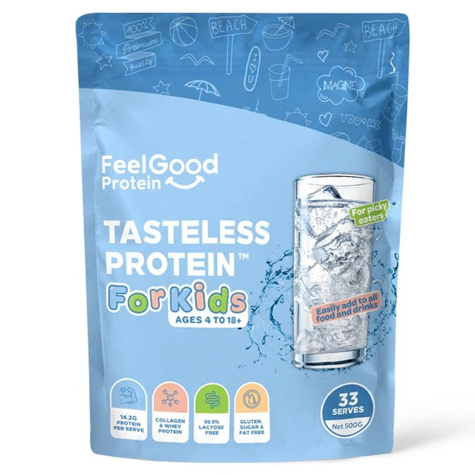 Load image into Gallery viewer, Feel Good Tasteless Protein for Kids 500g
