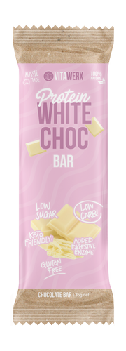 VITAWERX White Chocolate Protein Bars | 35g x 12