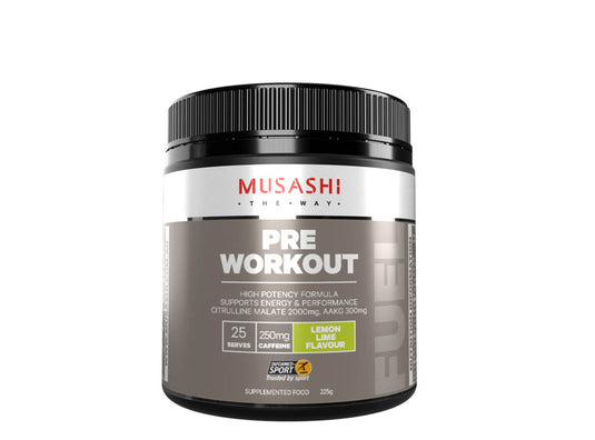 MUSASHI Pre-Workout - 225g / 25 Serves