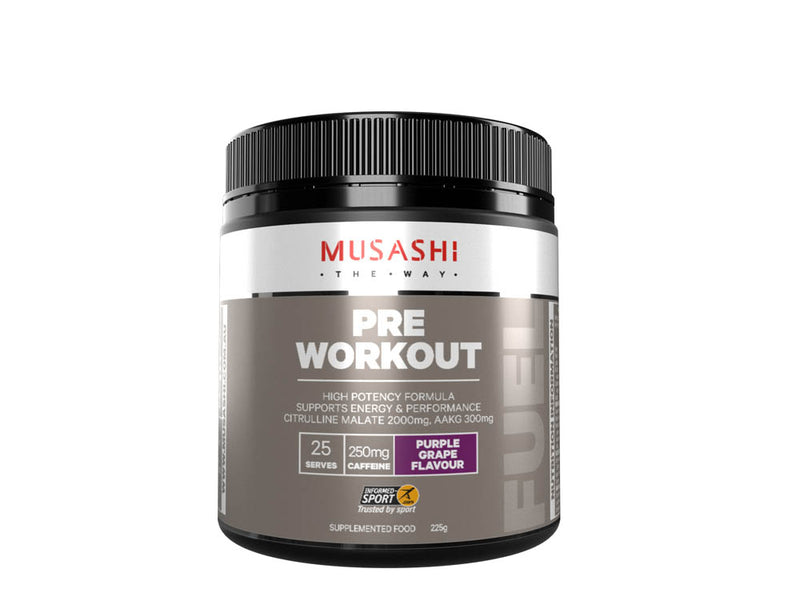 Load image into Gallery viewer, MUSASHI Pre-Workout - 225g / 25 Serves
