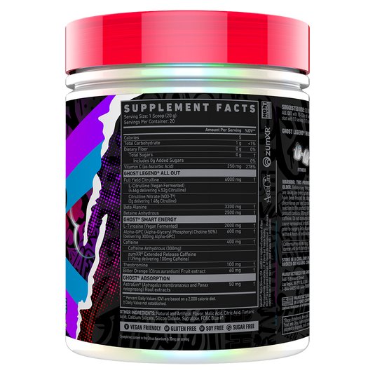 GHOST Legend All Out Pre-Workout | 20 Serves