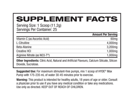 ProSupps Hyde Max Pump | 25 Serves