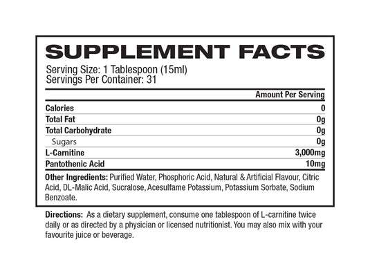ProSupps Liquid L-Carnitine 3000 | 31 Serves