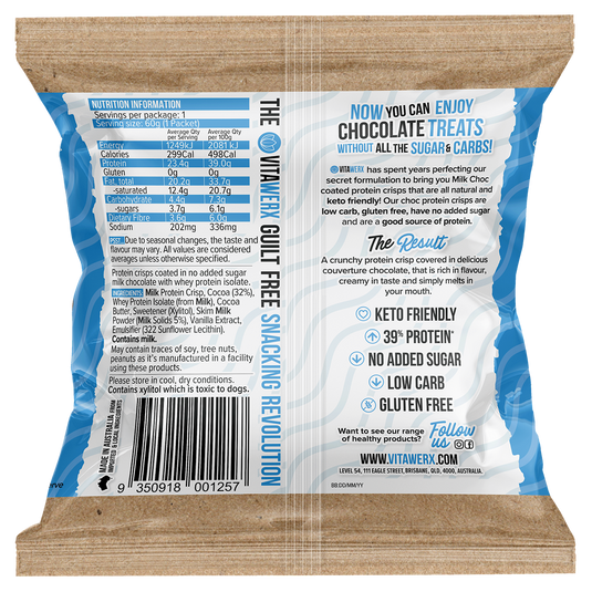 VITAWERX Puff'd Protein Crisps 60g x 10