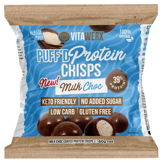 VITAWERX Puff'd Protein Crisps 60g x 10